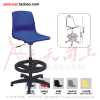 外貿新款 培訓轉椅 加腳墊 老板椅 前臺椅 洽談椅 新聞椅