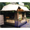 景區(qū)售賣亭，公園木制小賣部，商業(yè)街售賣車