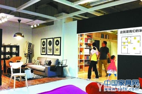 在嘉宜美體驗(yàn)店中處處都有宜家的&ldquo;影子&rdquo;攝影/本報(bào)記者 魏彤