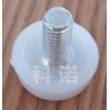 M6M8白色塑料家具底部調(diào)節(jié)腳,家具桌椅支撐腳墊