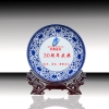 青花瓷紀(jì)念盤，景德鎮(zhèn)陶瓷工藝圓盤廠家