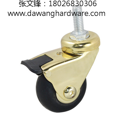 超軟圓胎面橡膠活動絲桿、帶一體全剎腳輪