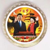 定制人物肖像陶瓷禮品紀(jì)念盤(pán)廠家