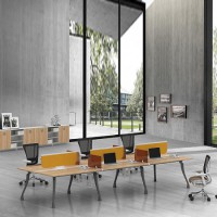 熱銷辦公家具開放式工作位、員工工作位、現(xiàn)代鋼木工作位