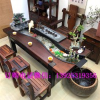 老船木茶桌茶臺(tái)茶幾客廳戶(hù)外陽(yáng)臺(tái)茶桌椅組合老船木博古架