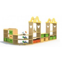 兒童柜子、幼兒園柜子、托兒所柜子