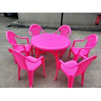 2019年臨沂塑料桌椅生產(chǎn)廠家，塑料桌子，塑料椅子