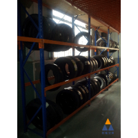 深圳輪胎貨架簡單美觀且容量大！