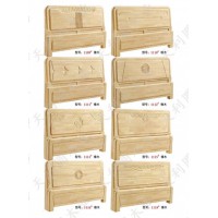 廠家直銷(xiāo)白坯中式床白茬實(shí)木床橡木床量大從優(yōu)