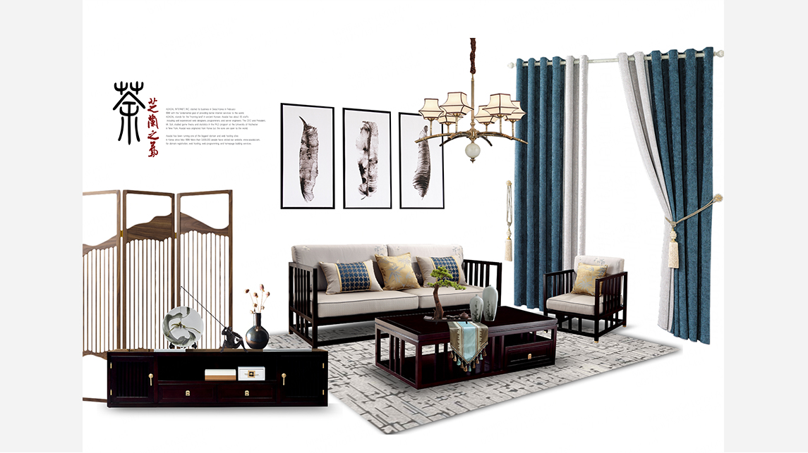 槿漫軒 新中式 兩房?jī)蓮d 14件套 槿漫軒 新中式 兩房?jī)蓮d 14件套