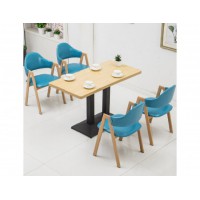 燒烤店餐廳桌椅，質(zhì)量可靠的快餐桌椅 甜品店快餐桌椅定制廠家！