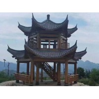 防腐木涼亭，古建涼亭，戶外休閑亭子，產(chǎn)品規(guī)格多樣，可來圖定制