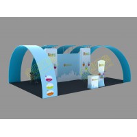 出國展覽展會布展展架，輕便重復使用背景架，折疊式背景板