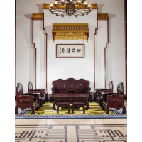 凹凸傳奇紅木紫檀精品 | 江山如意沙發(fā)，撐起家的貴氣和福氣！