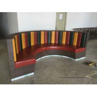 深圳龍崗卡座沙發(fā)定制廠家，橫崗餐廳卡座批發(fā)